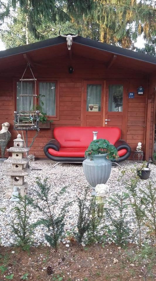 Chalet Op Een Rustig Park In De Natuur Putten Esterno foto